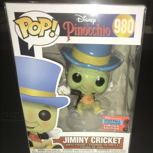 Funko Accessories - Funko POP Disney Pinocchio Jiminy Cricket NYCC